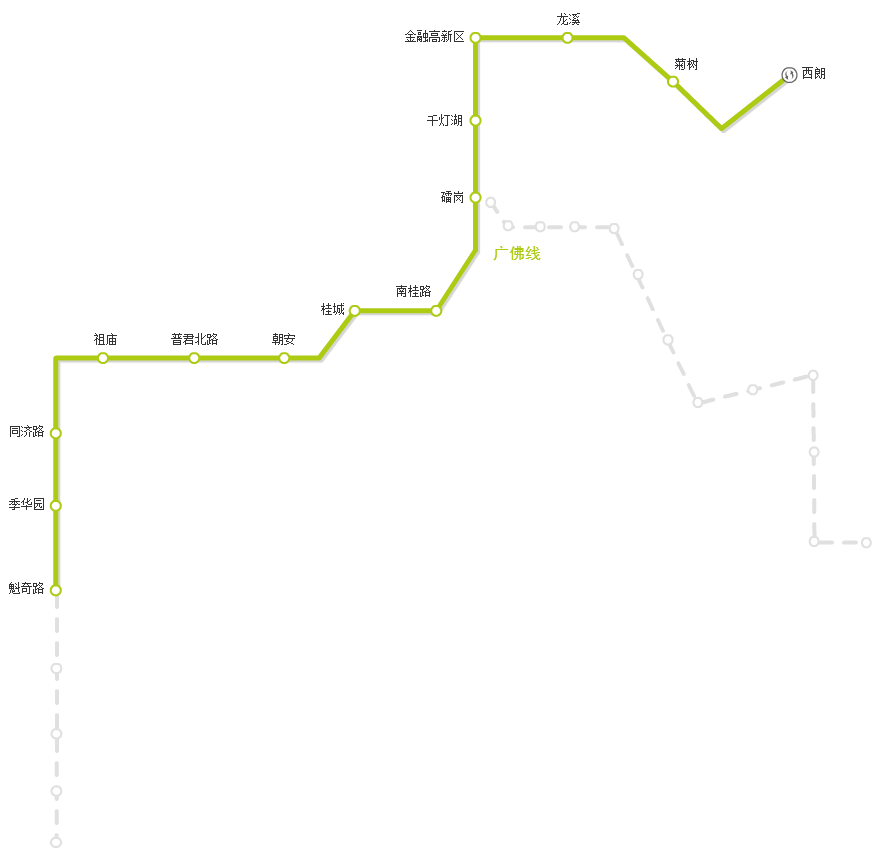 佛山地铁线路图